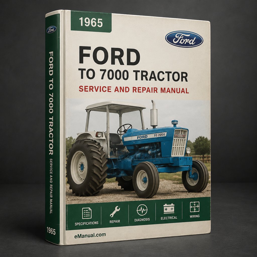 1965-2000 Ford 7000 Tractor Service Repair Workshop Manual