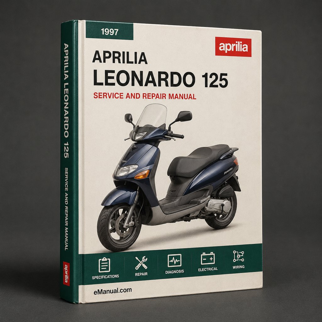 Aprilia Leonardo 125 1997-2003 Factory Service Manual Repair