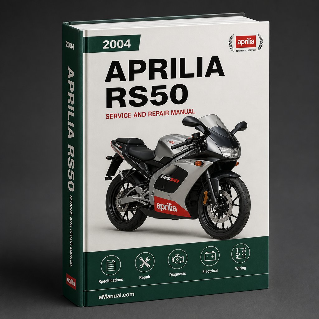 APRILIA RS50 Service Repair Manual 2004 2005