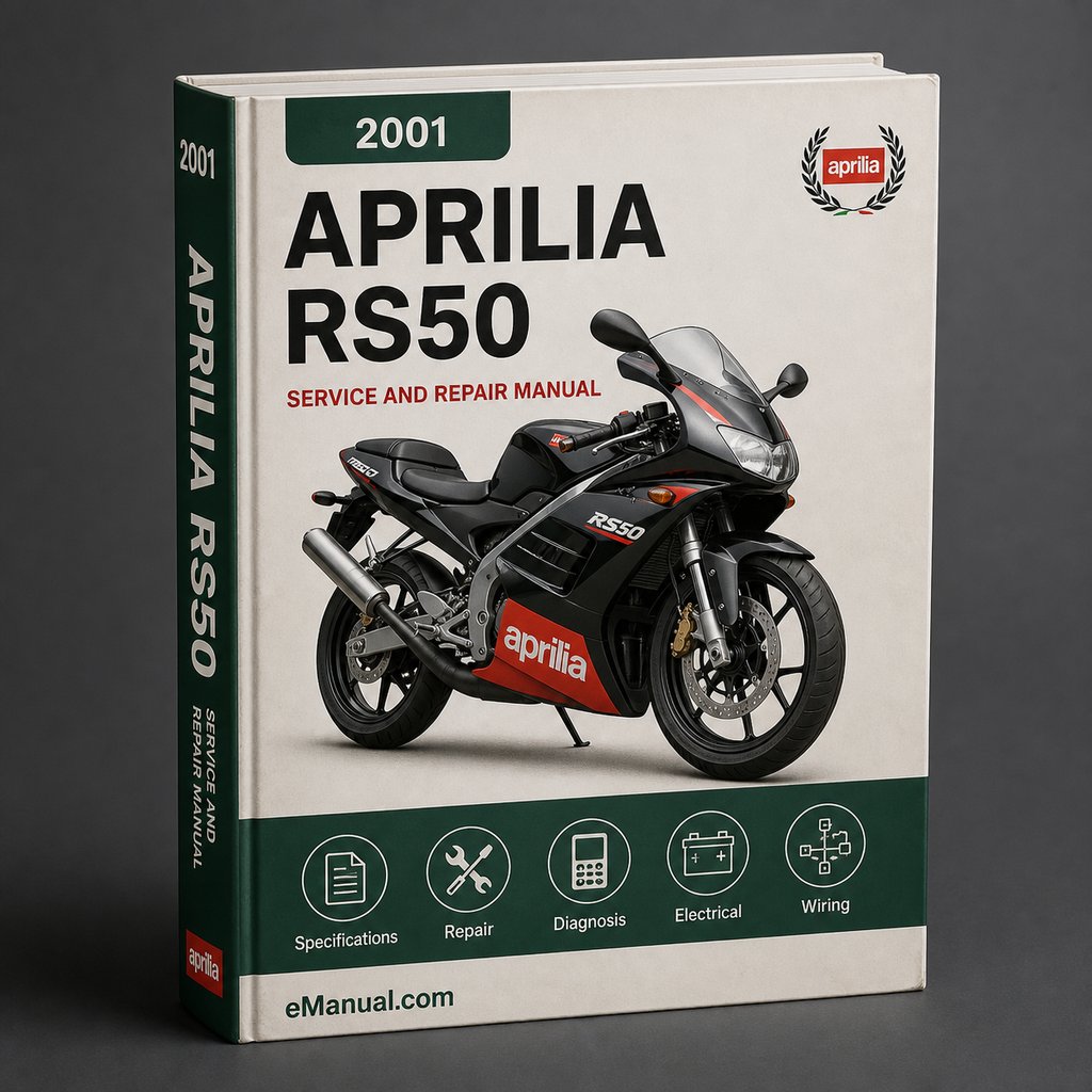 aprilia rs50 Service Repair Manual download 2001-2003