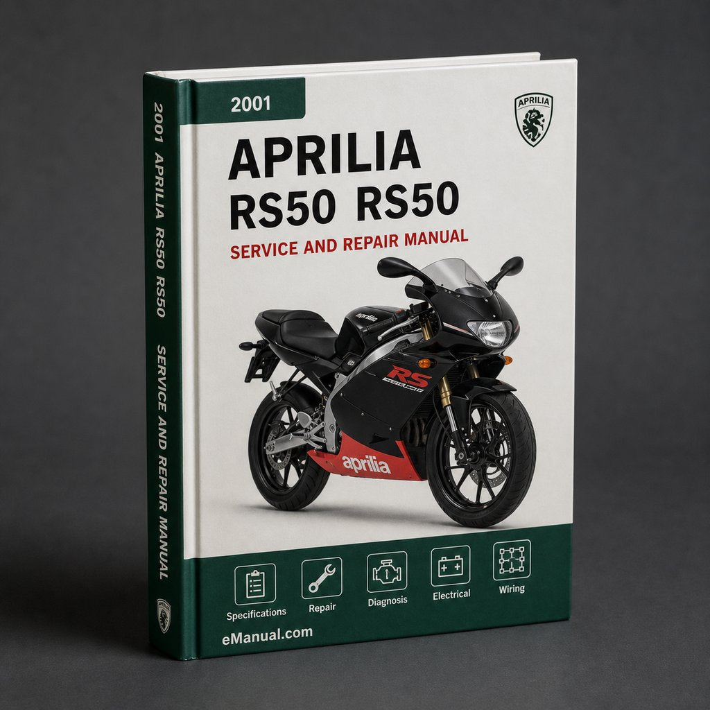 Aprilia RS50 RS50 2001 Service Repair Workshop Manual