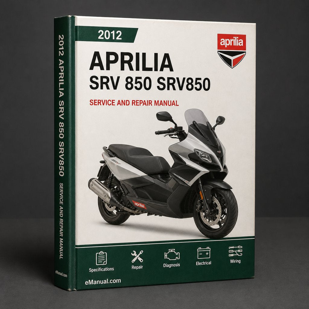 APRILIA SRV 850 SRV850 2012 2013 2014 2015 Service Repair Manual