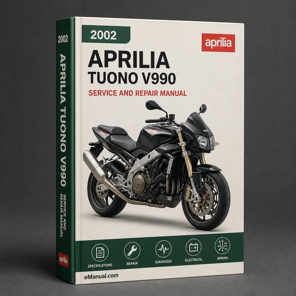 Aprilia Tuono V990 2002 2003 2004 2005 Service Repair Manual