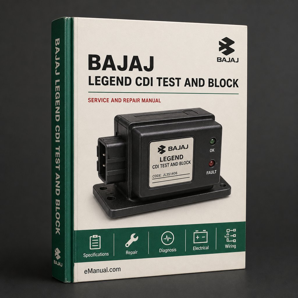 BAJAJ LEGEND CDI Test And BLOCK Function Diagram