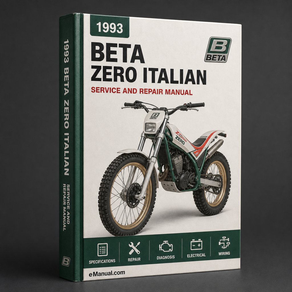 BETA ZERO 1993 Parts List ITALIAN