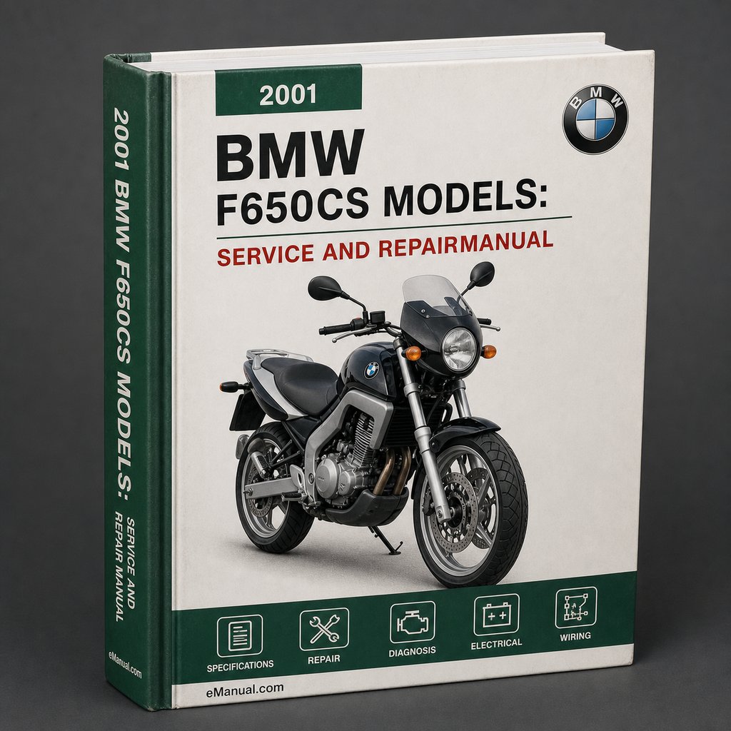 BMW F650CS Models: 2001-2005 Complete Repair Manual