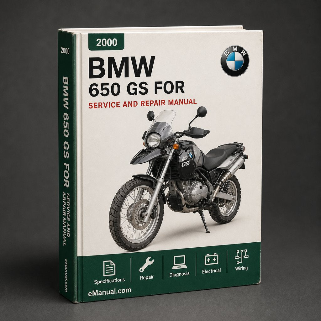 BMW F 650 GS 2000-2008 Workshop Service Manual for Repair