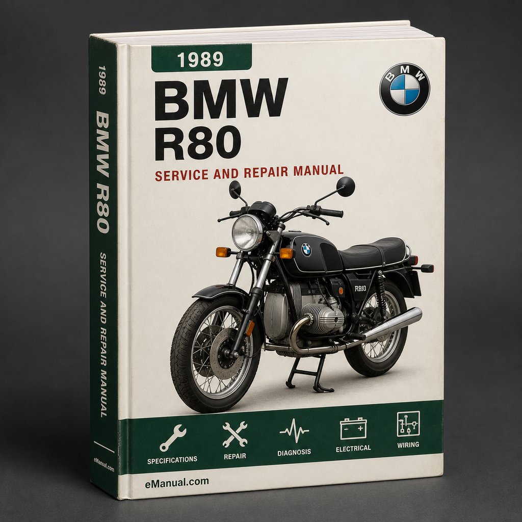 BMW R80 1989 Repair Service Manual