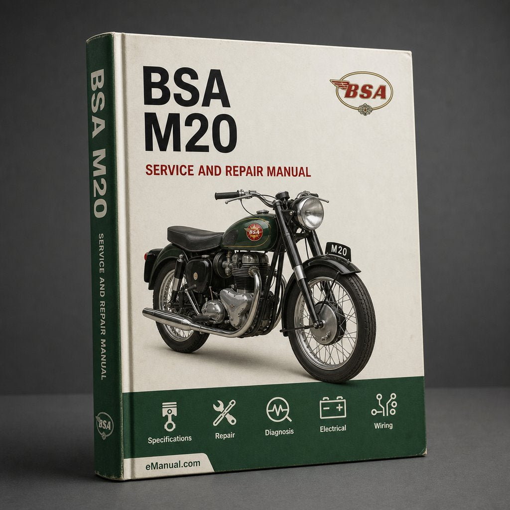 BSA M20 Parts List