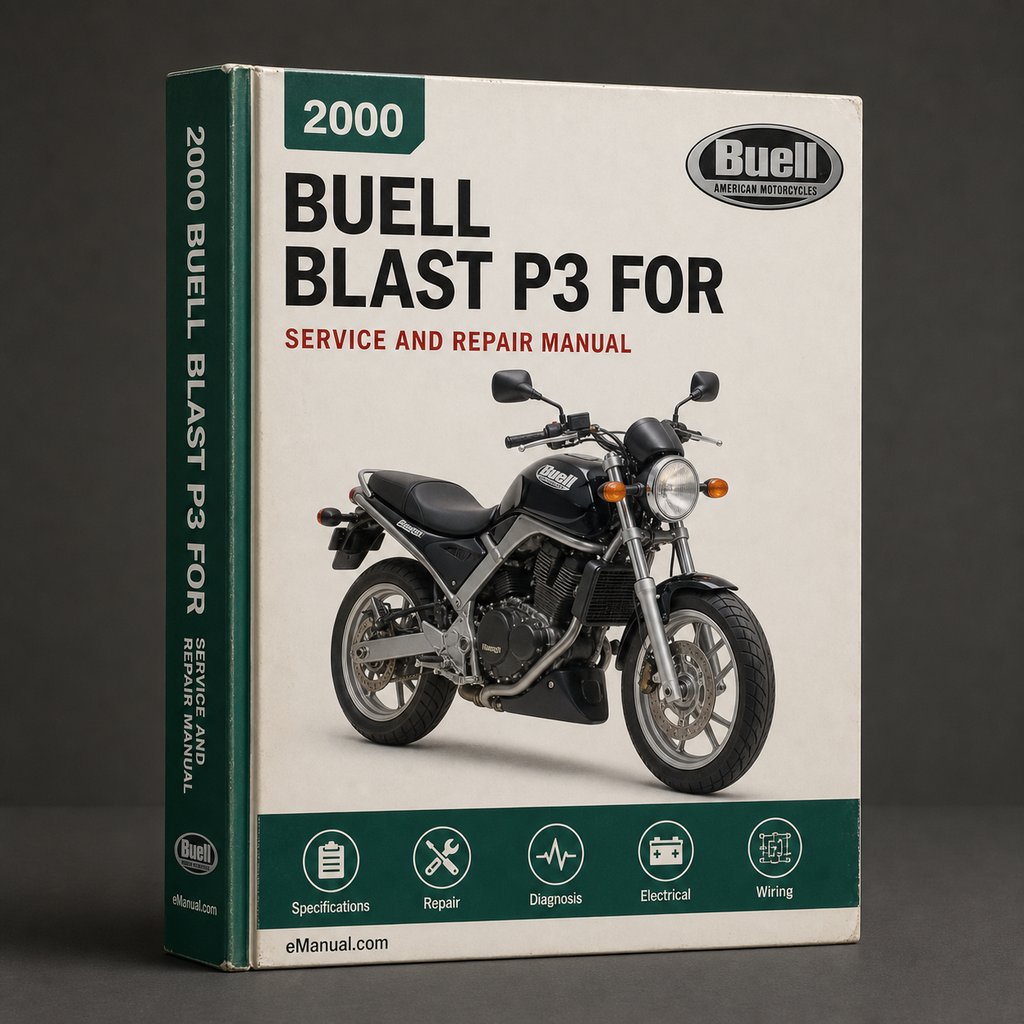 Buell Blast P3 2000 2001 Workshop Service Manual for Repair