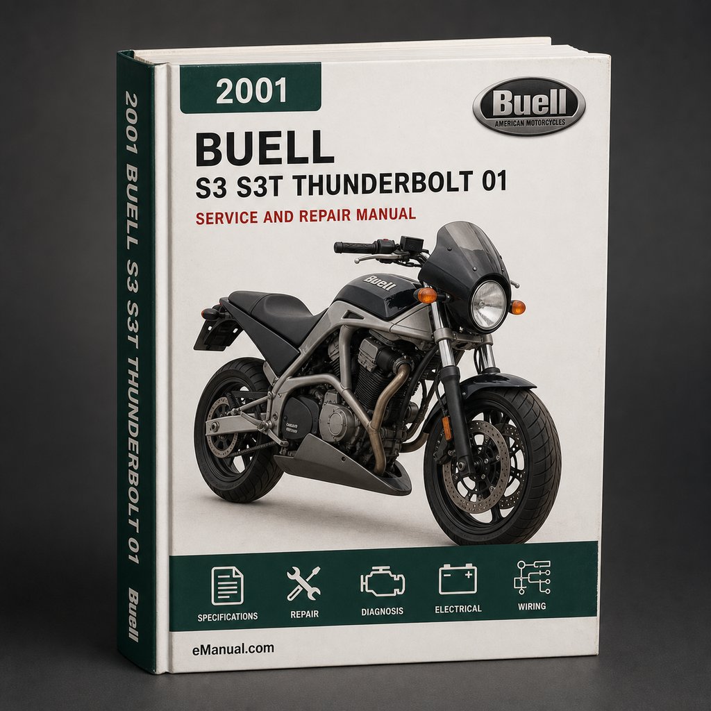 Buell S3 S3t Thunderbolt 2001 01 Service Repair Workshop
