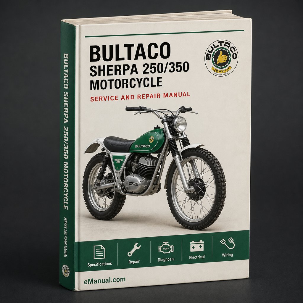 Bultaco Sherpa T 250/350 Motorcycle Maintenance Manual