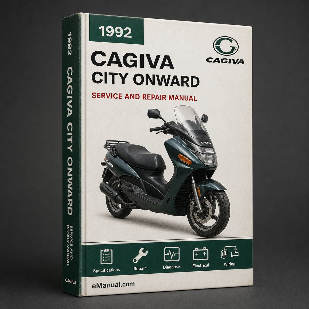 CAGIVA CITY Service Repair Manual 1992 Onward