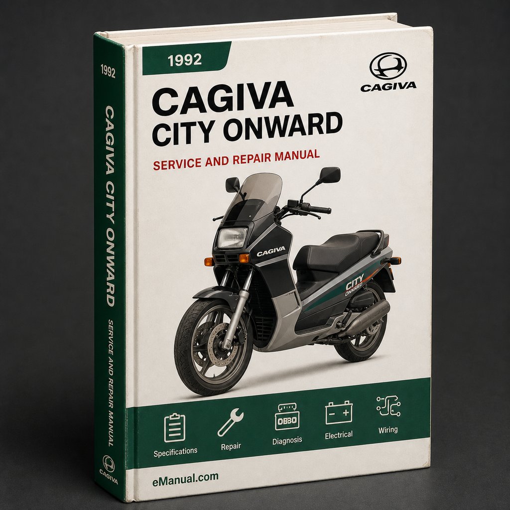 CAGIVA CITY Service Repair Manual  1992 ONWARD