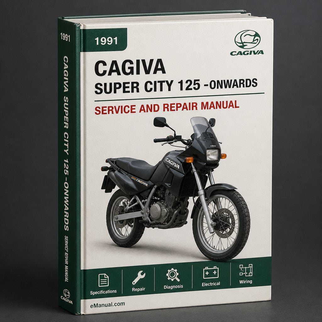 Cagiva Super City 125 1991-Onwards Service Repair Workshop Manual  Pdf