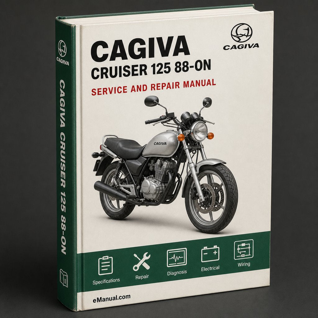 CAGIVA CRUISER 125 Service Repair Manual 88-ON