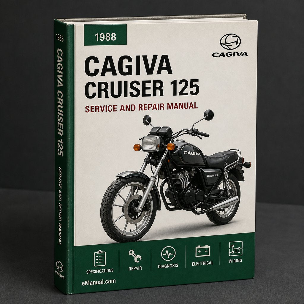 Cagiva Cruiser 125 1988 Factory Service Repair Manual