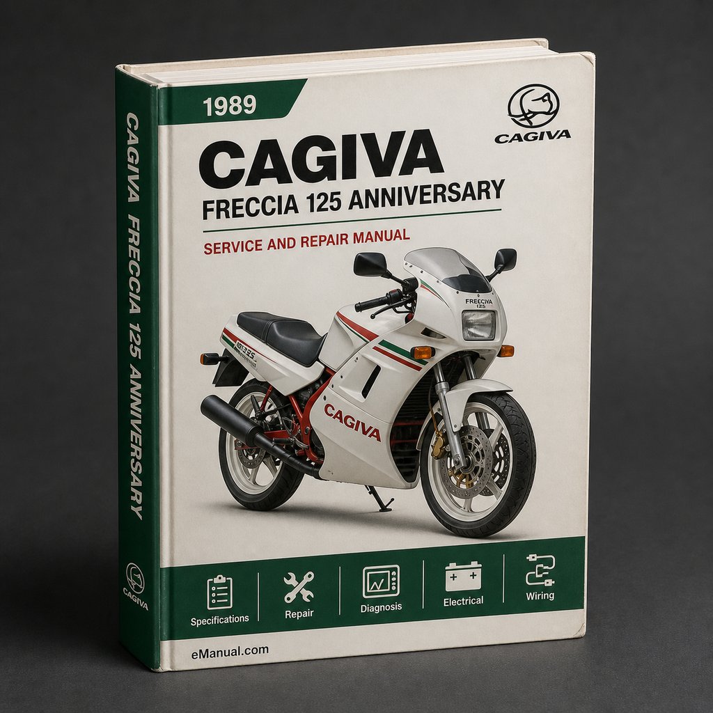 Cagiva Freccia 125 Anniversary 1989 Factory Service Repair Manual