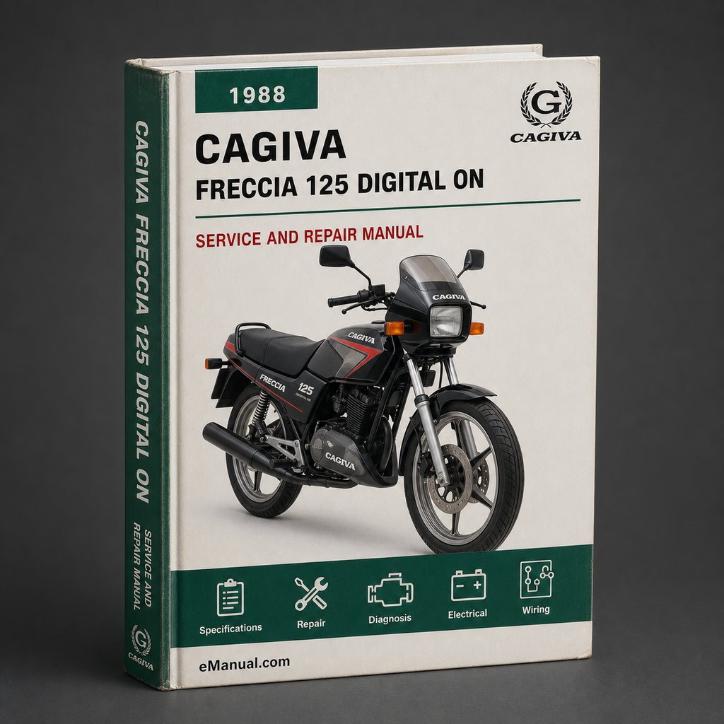 CAGIVA FRECCIA 125 Digital Workshop Repair Manual 1988 ON