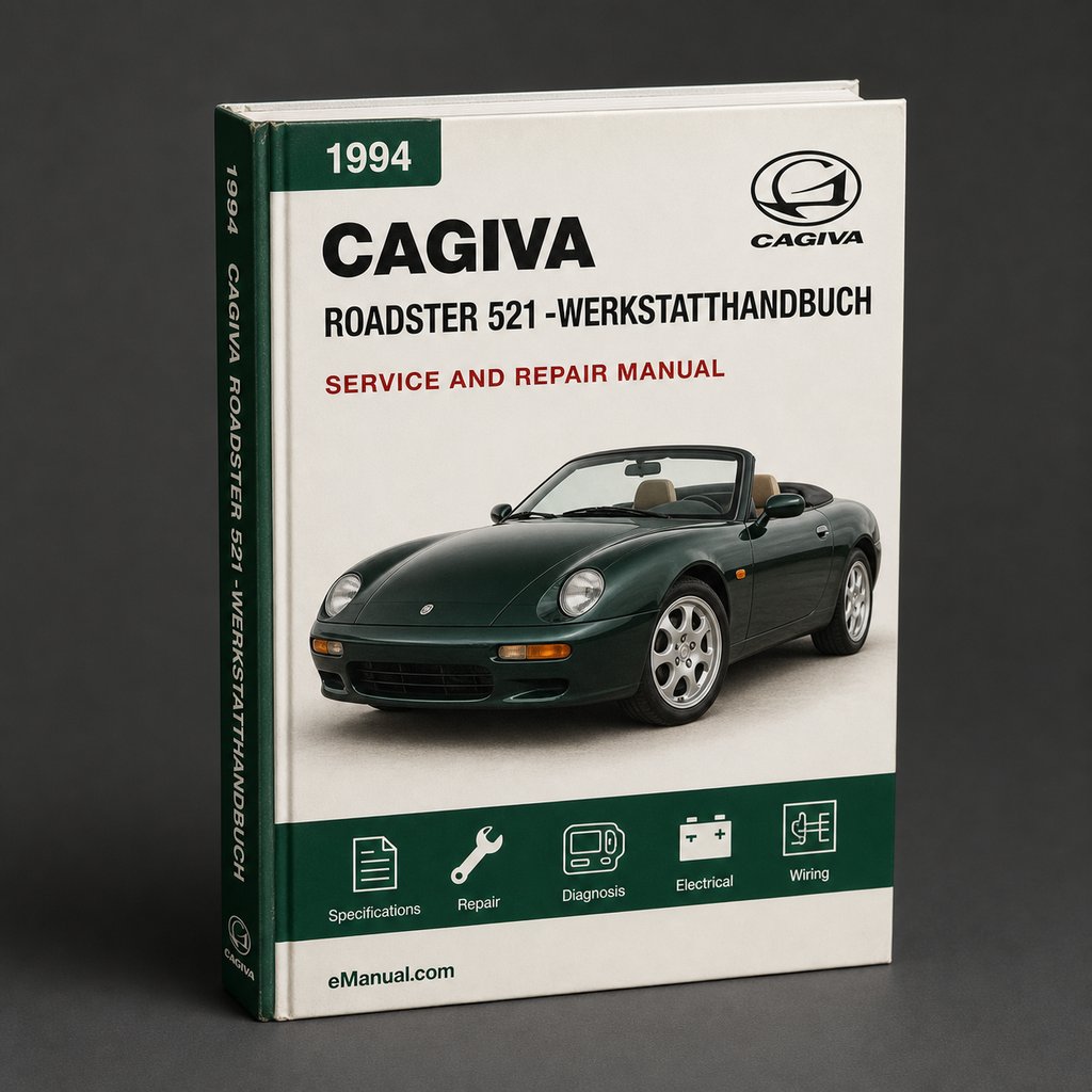 1994 Cagiva Roadster 521 Service Repair Manual-Werkstatthandbuch