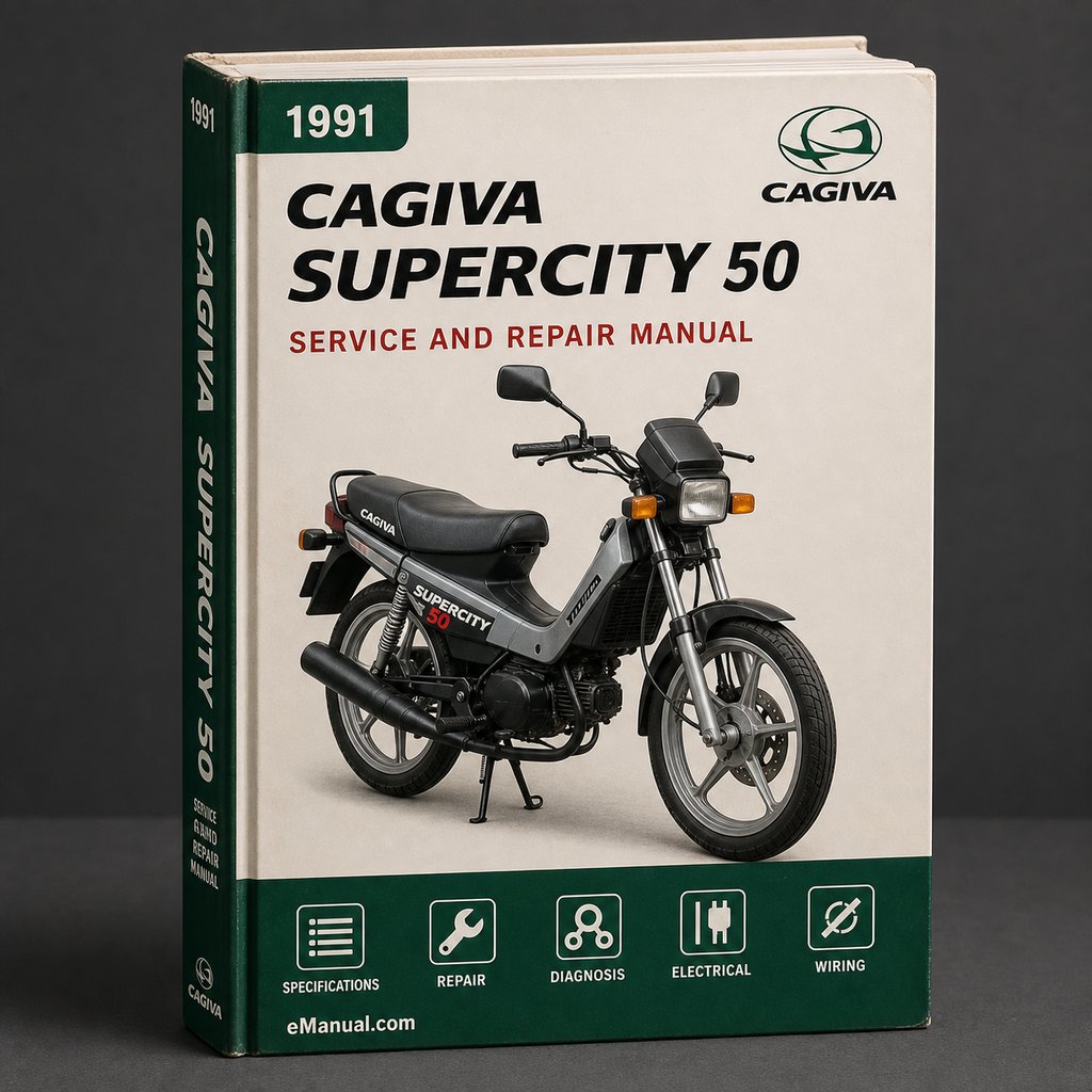 Cagiva Supercity 50 1991 Factory Service Repair Manual