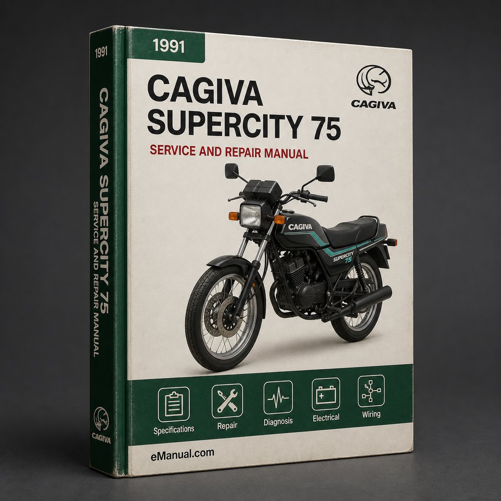 Cagiva Supercity 75 1991 Factory Service Repair Manual