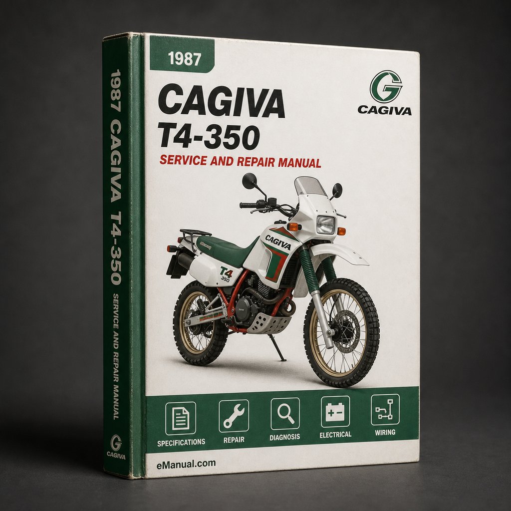 Cagiva T4-350 1987 Factory Service Repair Manual