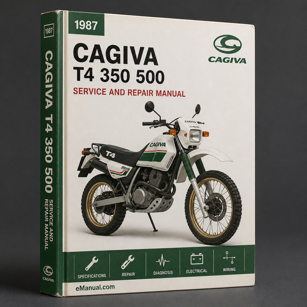 Cagiva T4 350 500 1987 1988 1989 1990 1991 Workshop Manual