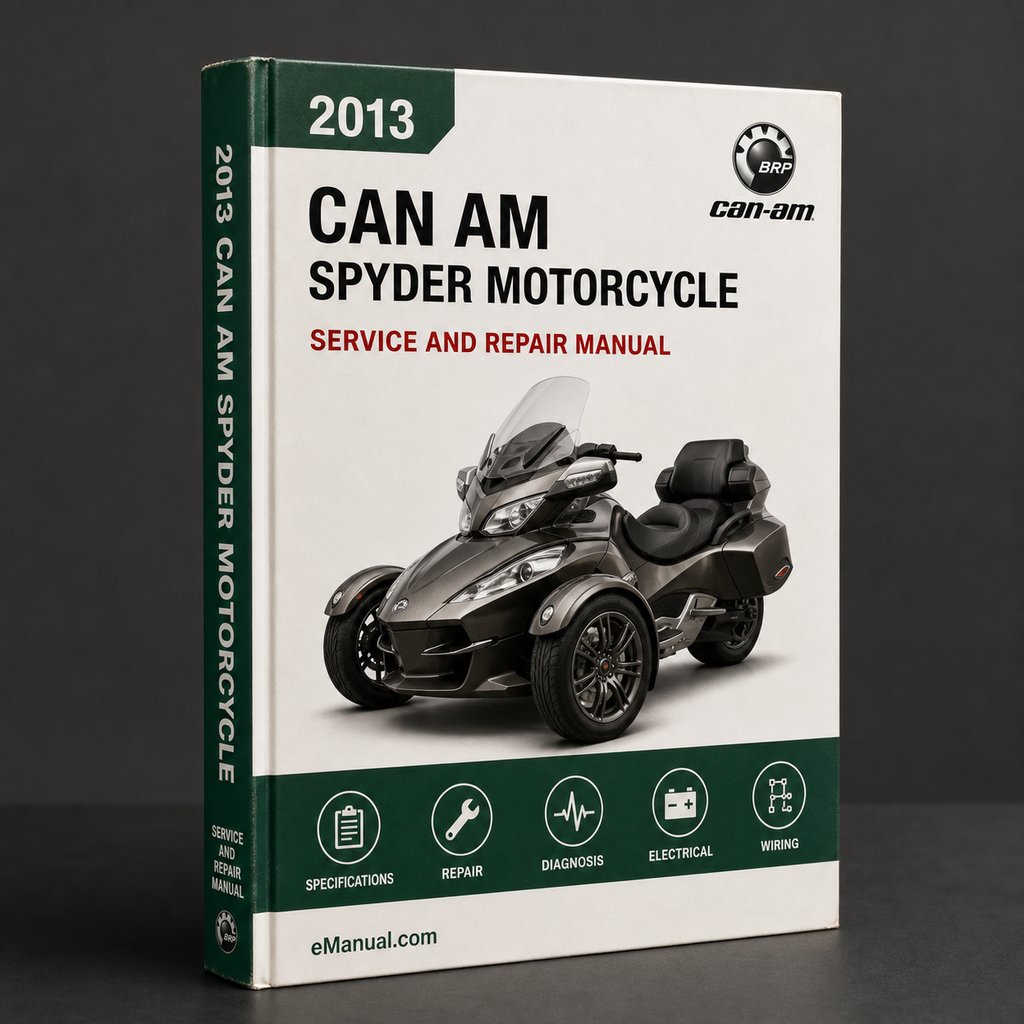 2013 Can Am Spyder Motorcycle Repair Manual
