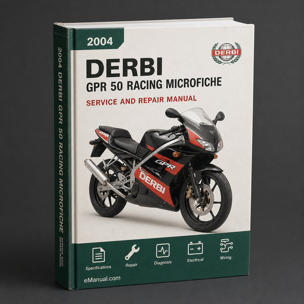 Derbi Gpr 50 Racing 2004-2005 Parts Catalogue Microfiche