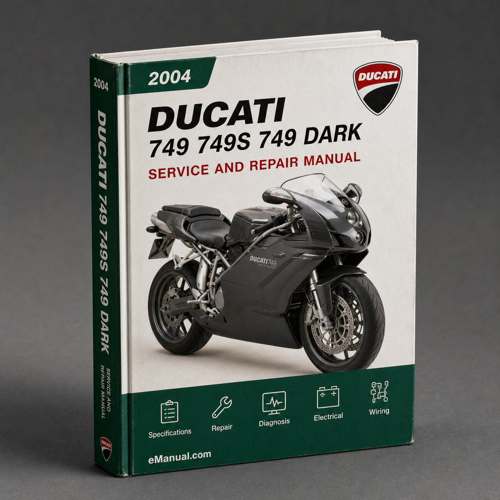 Ducati 749 749S 749 DARK Service Repair Manual 2004-2007