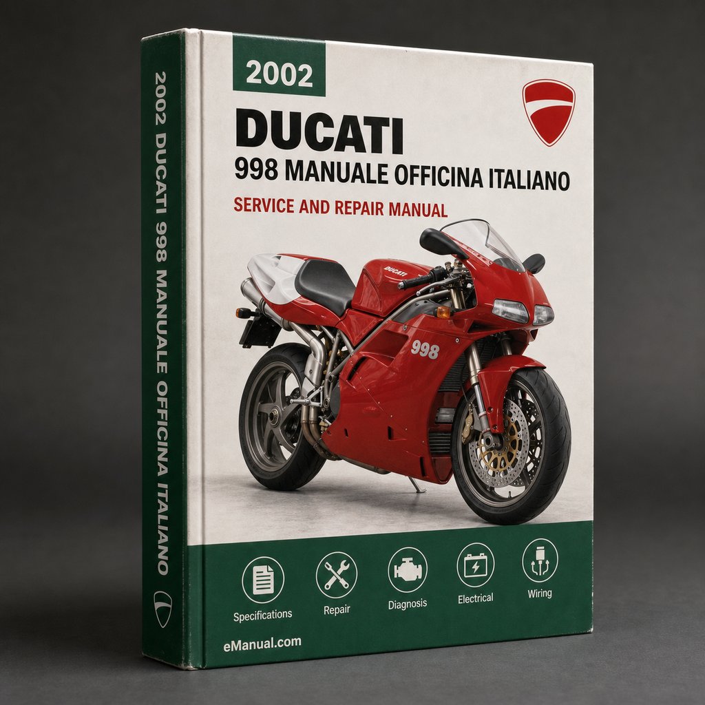 Ducati 998 2002-2004 Manuale Officina ITALIANO