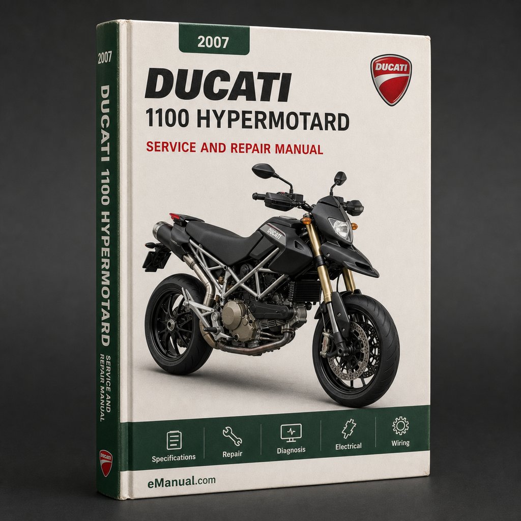 Ducati 1100 Hypermotard 2007 2008 2009 Service Repair Manual