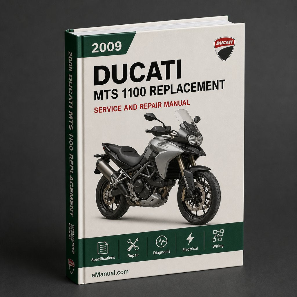 DUCATI MTS 1100 Replacement Parts Manual 2009