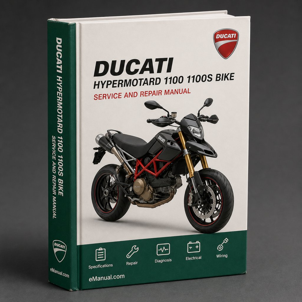 DUCATI HYPERMOTARD 1100 1100S BIKE Repair Service Manual