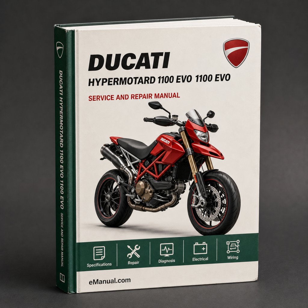 Ducati Hypermotard 1100 EVO 1100 EVO ABS Motorcycle Service Repair Workshop Manual