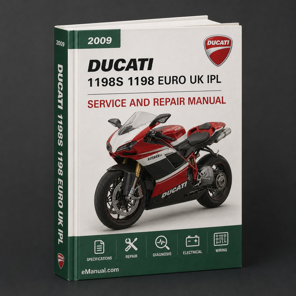 DUCATI 2009 1198S 1198 S EURO UK Parts CatalogUE IPL Manual