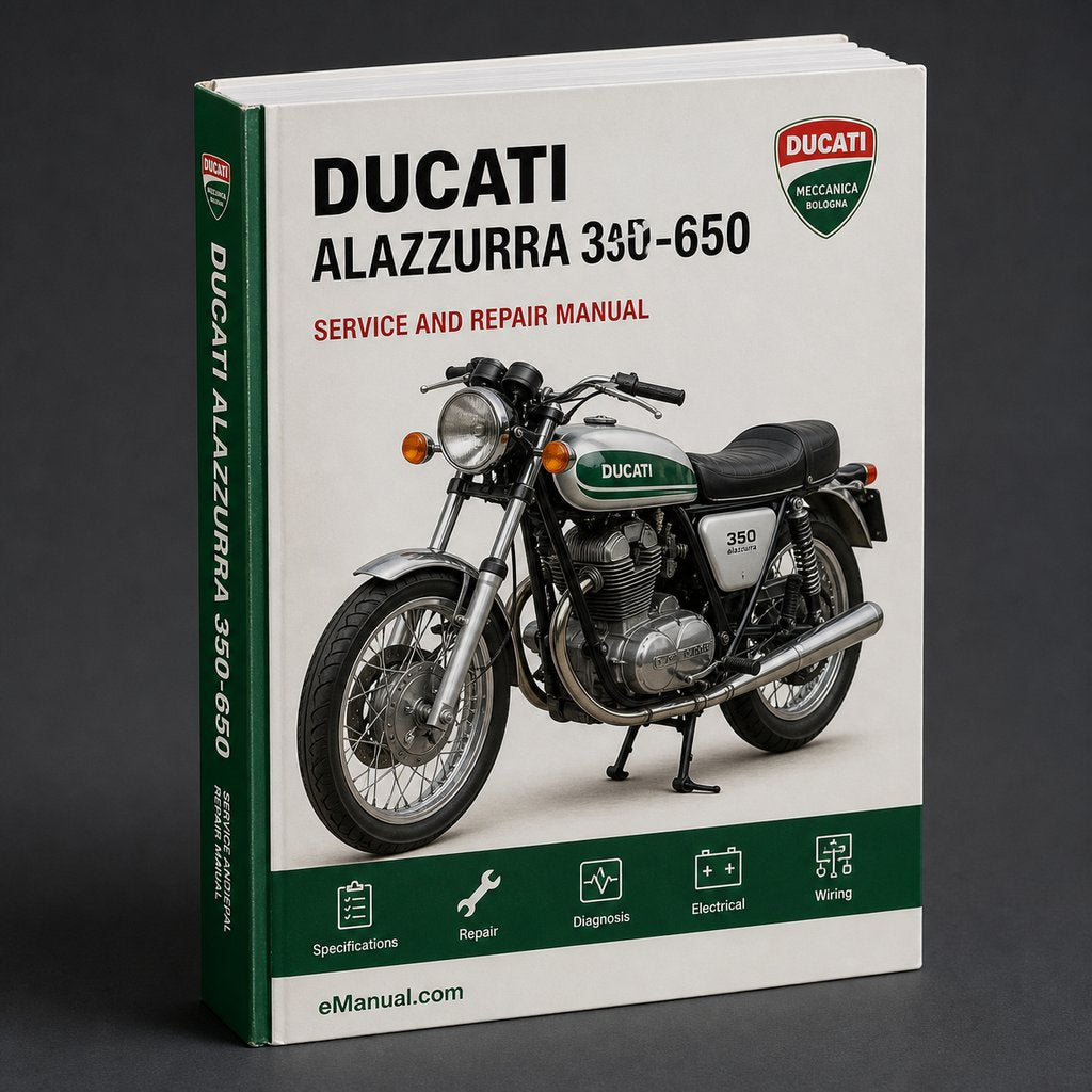 DUCATI ALAZZURRA 350-650 Service Repair Manual