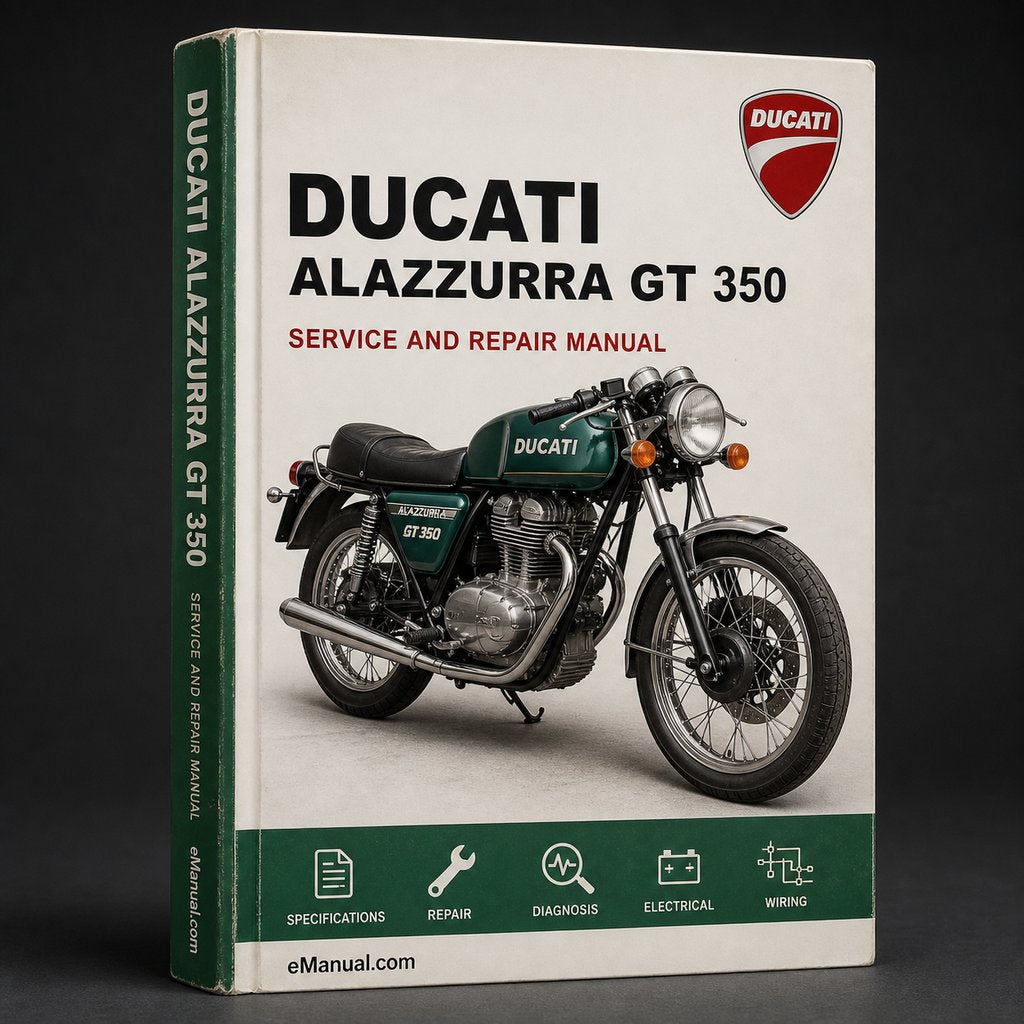 Ducati Alazzurra GT 350 Factory Service Repair Manual