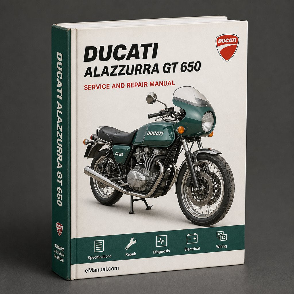 Ducati Alazzurra GT 650 Factory Service Repair Manual