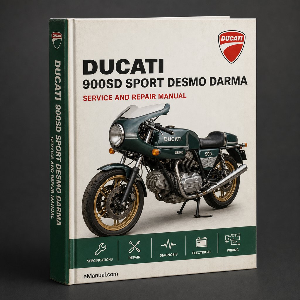 Ducati 900SD Sport Desmo Darma Factory Service Repair Manual