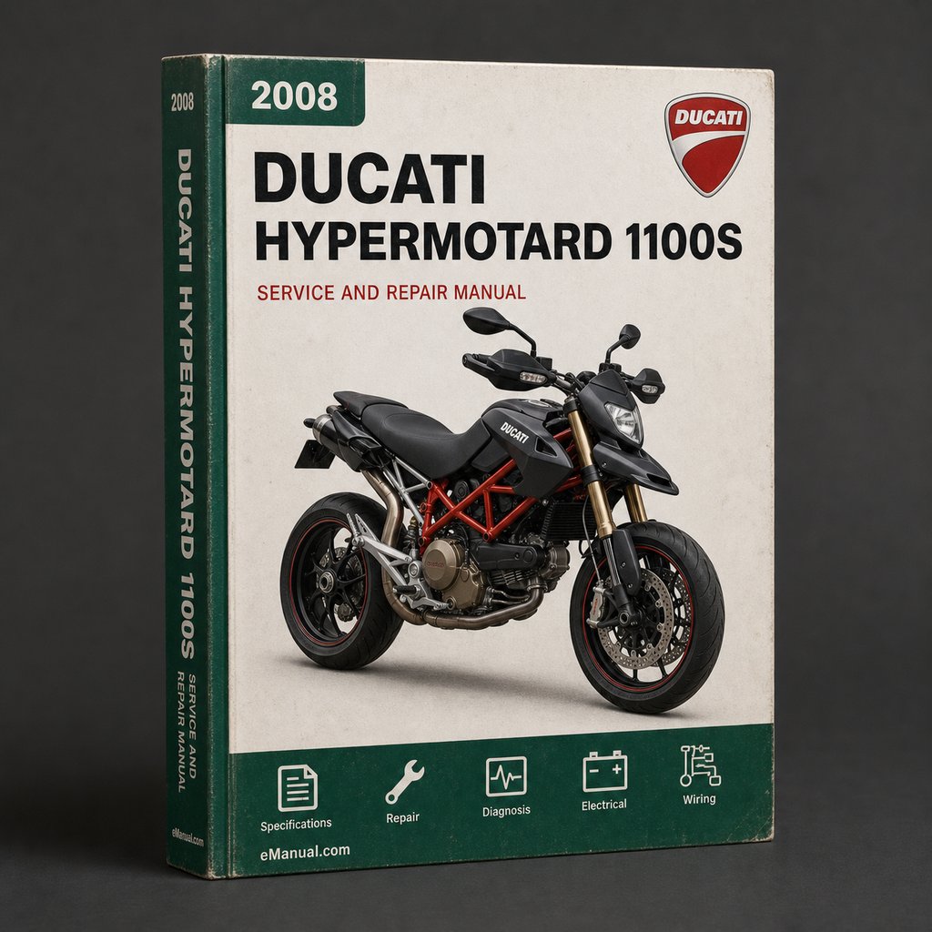 DUCATI HYPERMOTARD 1100S Parts Manual Catalog  2008