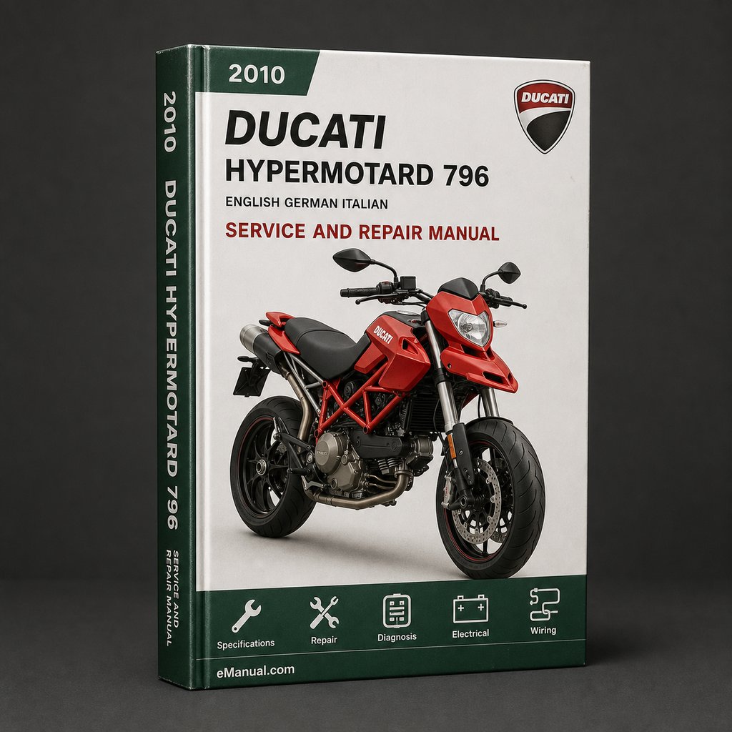 Ducati Hypermotard 796 parts Manual (catalogue) 2010 Pdf  ( English German Italian Spanish French)
