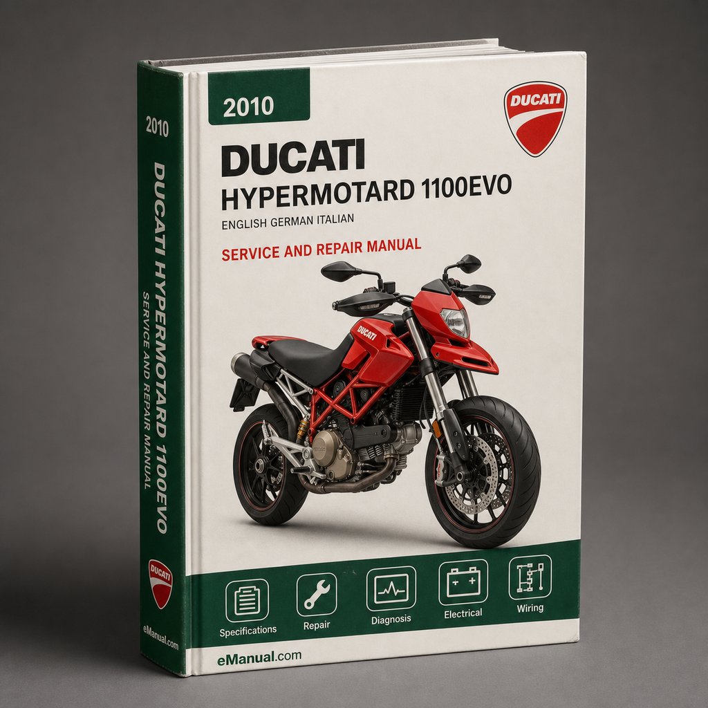 Ducati Hypermotard 1100EVO parts Manual (catalogue) 2010 Pdf  ( English German Italian Spanish French)
