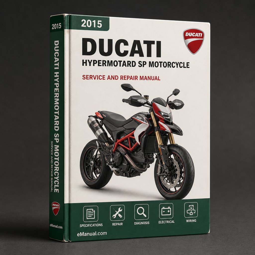 Ducati Hypermotard SP Motorcycle 2015-2017 Service Repair Workshop Manual  Pdf
