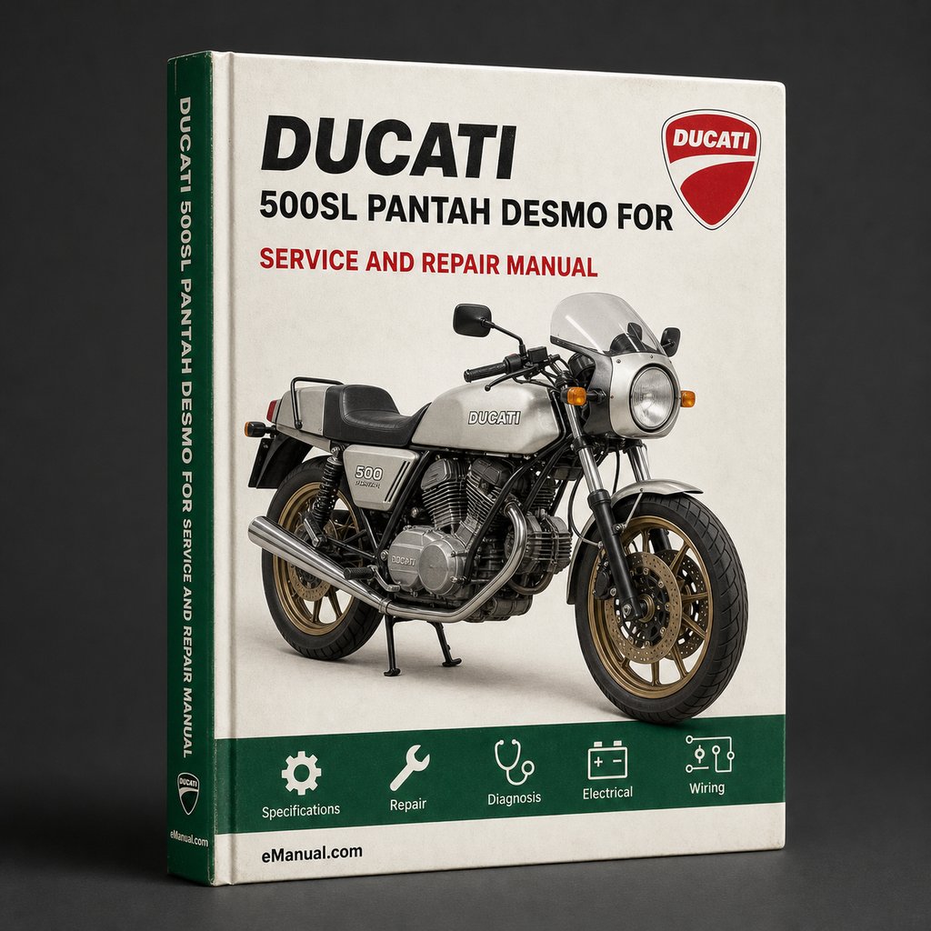 Ducati 500SL Pantah Desmo Workshop Service Manual for Repair