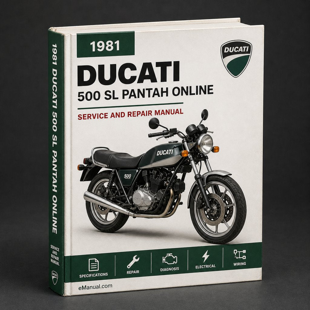Ducati 500 SL Pantah 1981-1999 Online Service Repair Manual