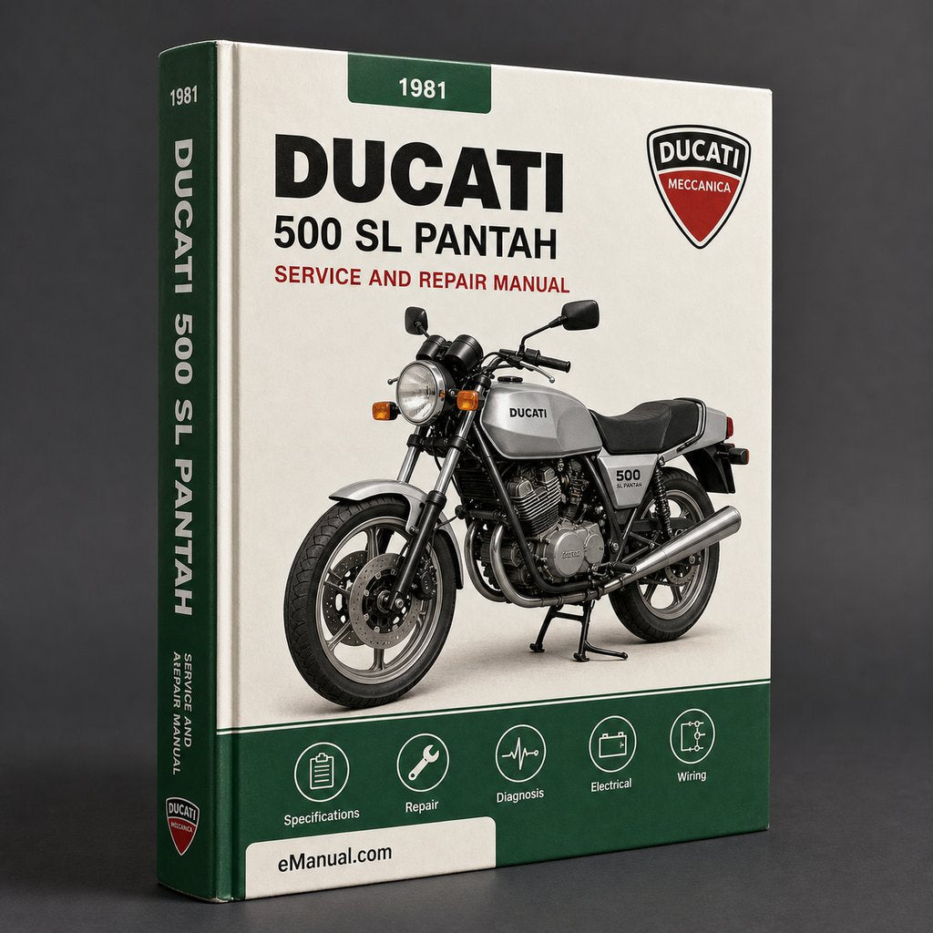 Ducati 500 SL Pantah 1981-1999 Factory Service Repair Manual