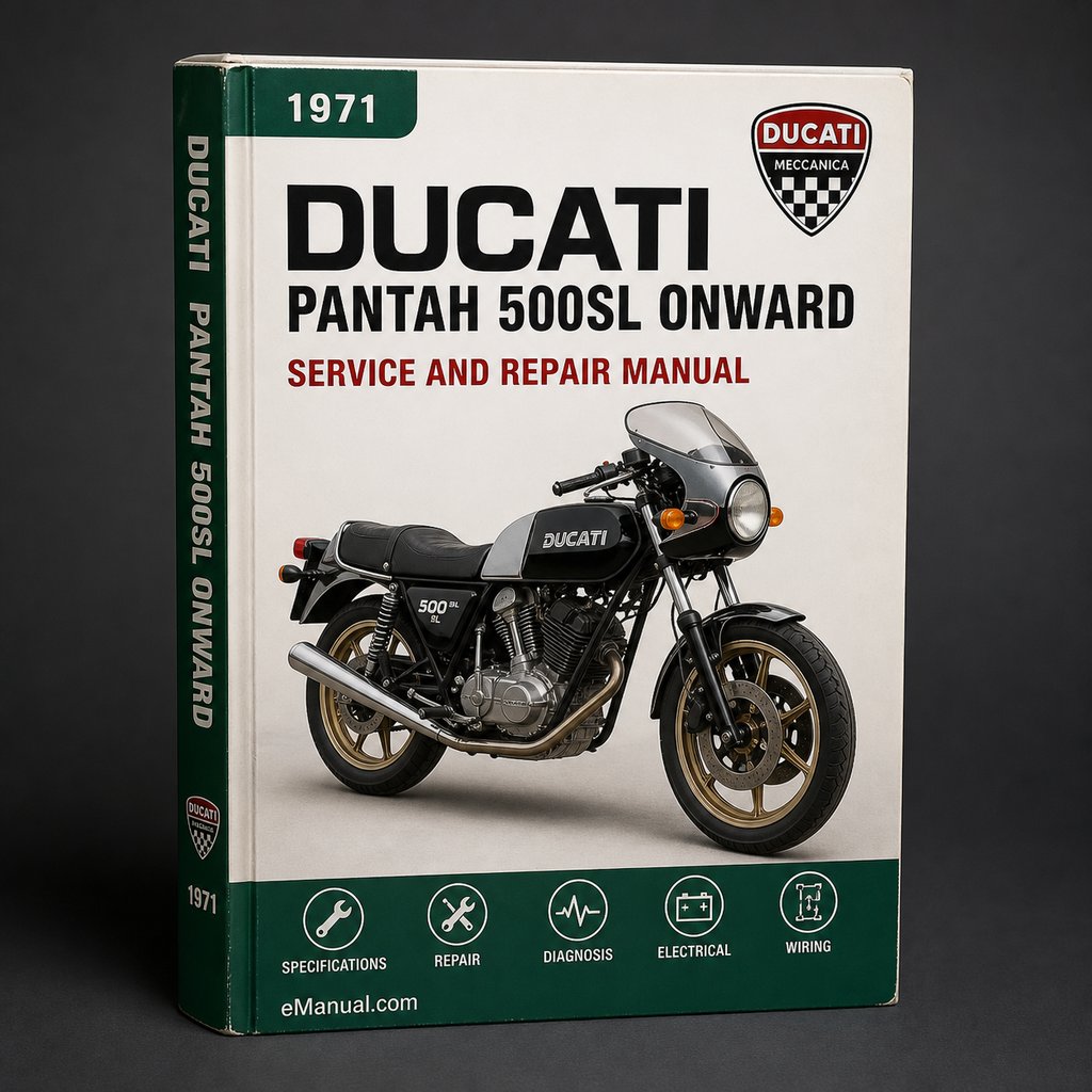 DUCATI PANTAH 500SL Service Repair Manual  1971 ONWARD