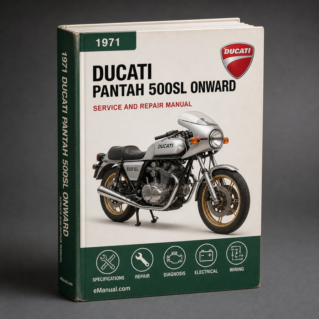 DUCATI PANTAH 500SL Service Repair Manual 1971 Onward